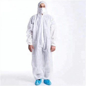 হুড সহ পিপি ডিসপোজেবল কভারঅল